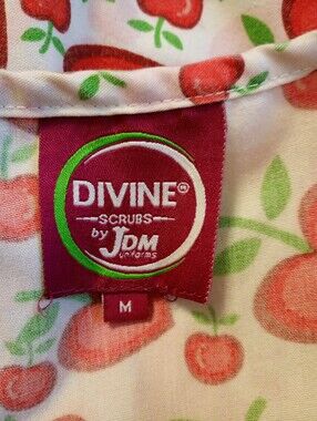 2 Red Scrub Tops Medium
